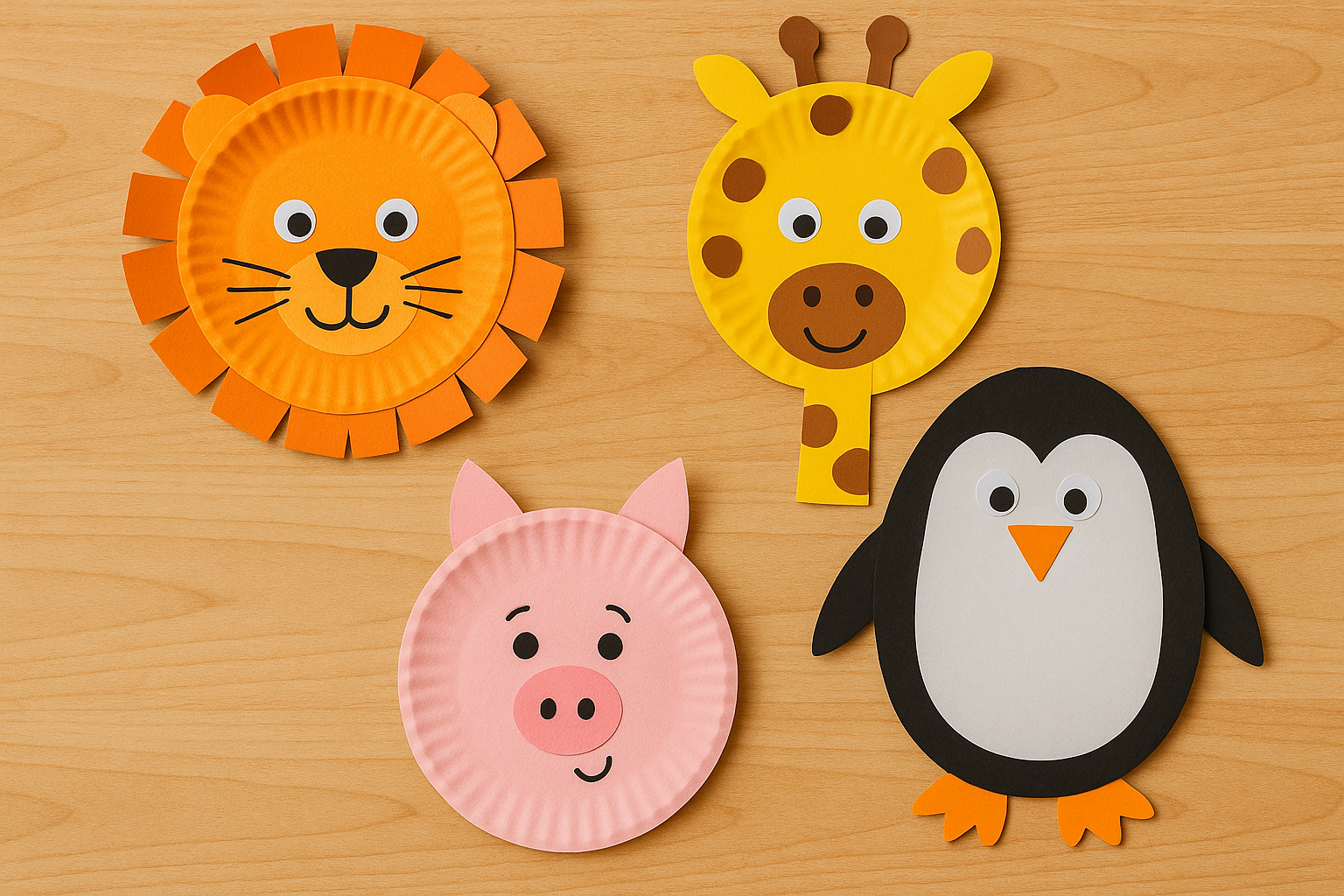 Paper Plate Animals