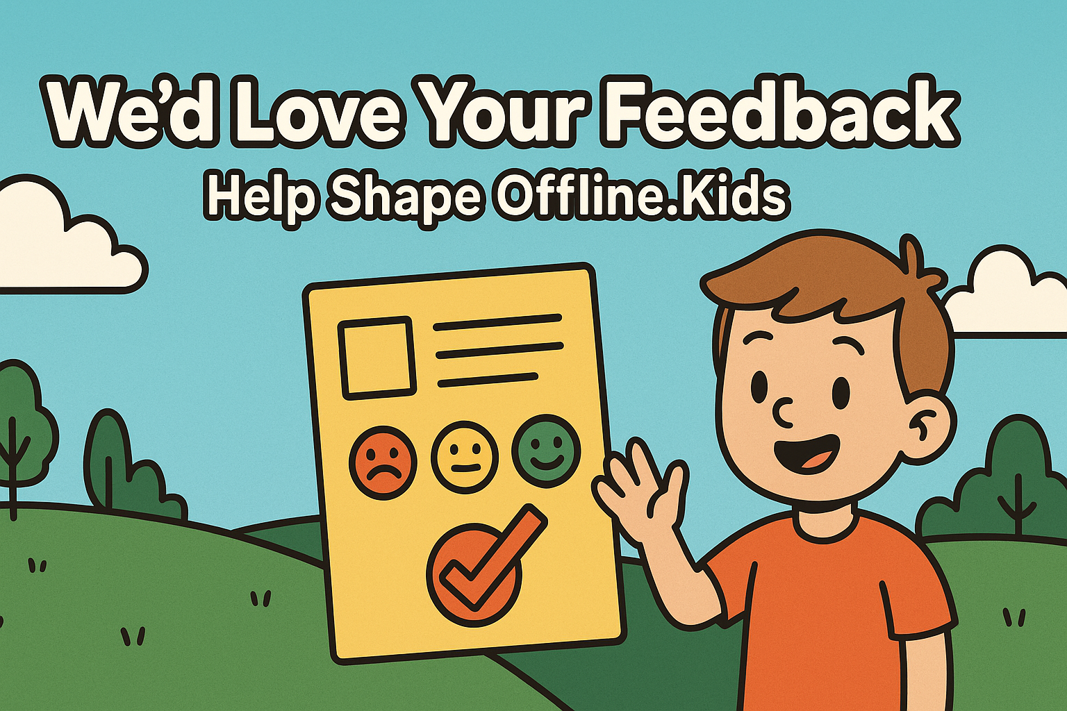 We’d Love Your Feedback – Help Shape Offline.Kids