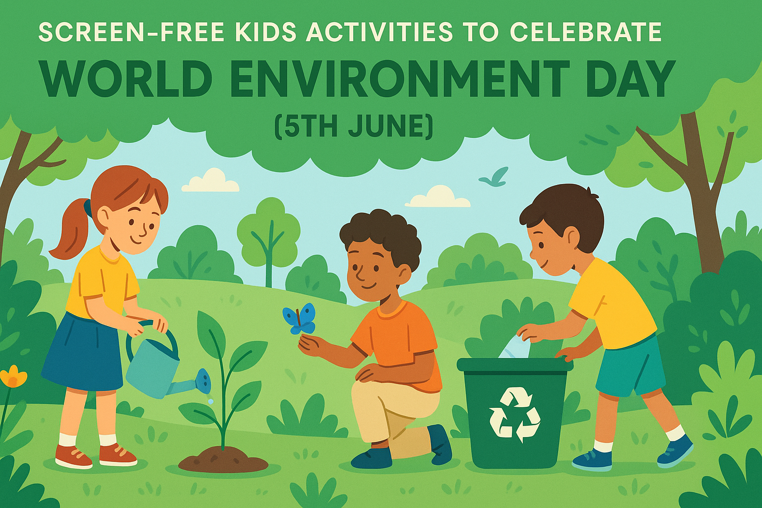 Screen-free kids activities to celebrate World Environment Day [5th June]